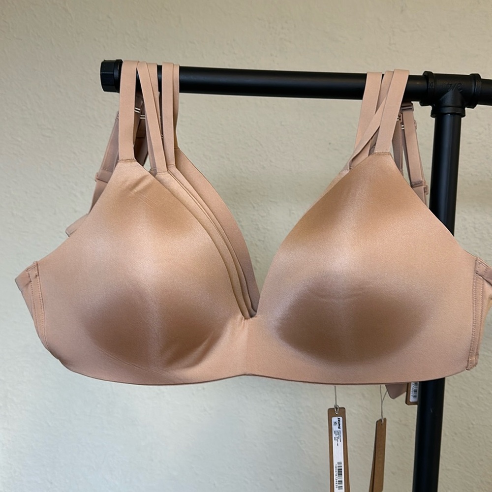 SKIMS WIRELESS FORM Lightly Lined T SHIRT BRA CLAY NWT 1889 Size 38D
